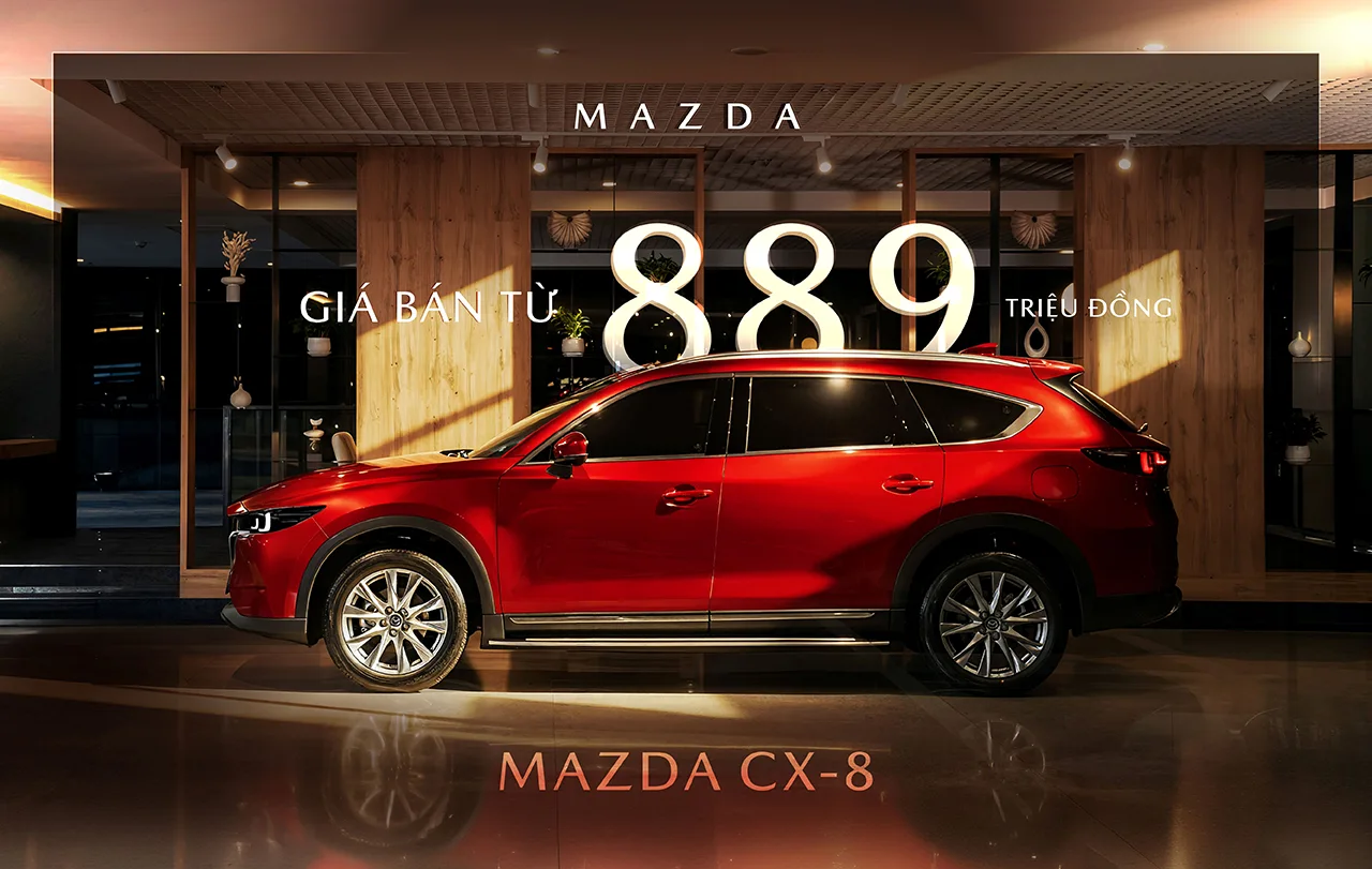 Giới thiệu xe Mazda CX-8 2.5 Luxury giá bán 899 triệu đồng