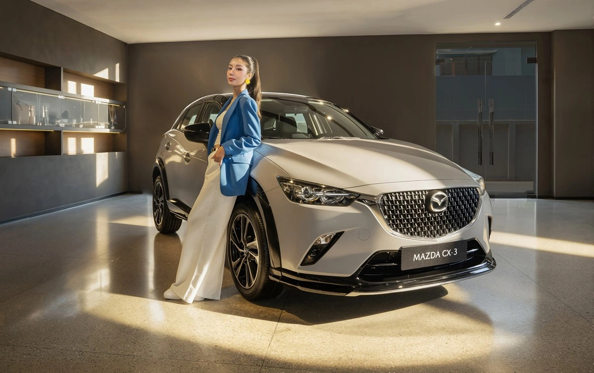 Mazda CX-3 sang trọng và tinh tế.